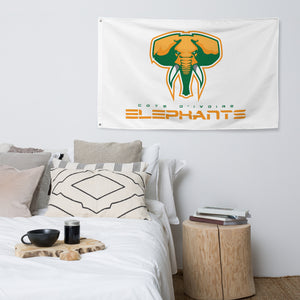 SUPPORTERS Flag White Background Ivory Coast