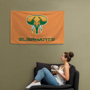 SUPPORTERS Flag Orange Background Ivory Coast