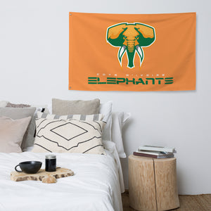 SUPPORTERS Flag Orange Background Ivory Coast