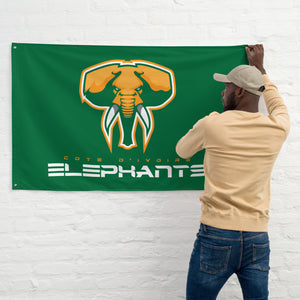 SUPPORTERS Flag Green Background Ivory Coast