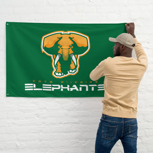 SUPPORTERS Flag Green Background Ivory Coast