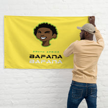 Load image into Gallery viewer, SUPPORTERS Flag Yellow Background South Africa