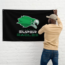 Charger l&#39;image dans la galerie, SUPPORTERS Drapeau Fond Noir Nigeria