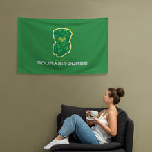 Load image into Gallery viewer, SUPPORTERS Flag Green Background Mauritania