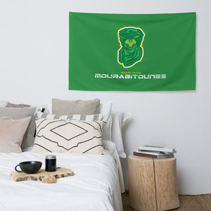 SUPPORTERS Flag Green Background Mauritania