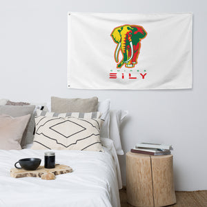 SUPPORTERS Flag White Background Guinea Conakry