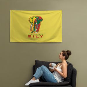 SUPPORTERS Flag Yellow Background Guinea Conakry