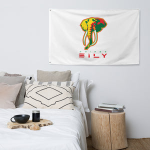 SUPPORTERS Flag White Background Guinea Conakry