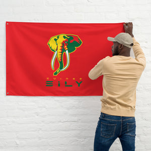 SUPPORTERS Flag Red Background Guinea Conakry