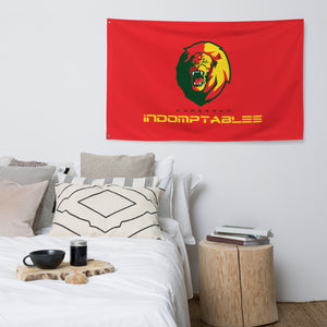 SUPPORTERS Flag Red Background Cameroon