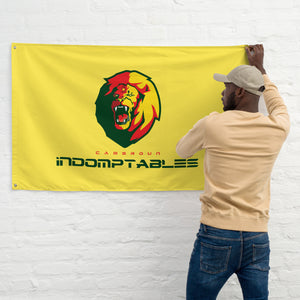 SUPPORTERS Flag Yellow Background Cameroon