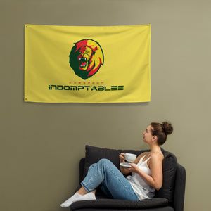 SUPPORTERS Flag Yellow Background Cameroon