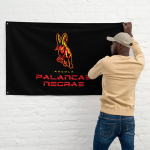 SUPPORTERS Flag Black Background Angola