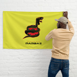 SUPPORTERS Flag Yellow Background Mozambique