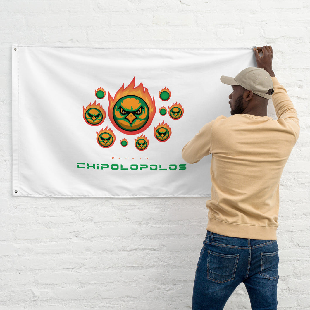 SUPPORTERS Flag White Background Zambia