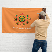 Load image into Gallery viewer, SUPPORTERS Flag Orange Background Zambia