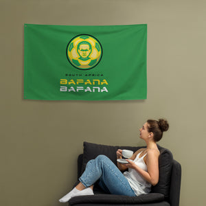 SUPPORTERS Flag Green Background South Africa