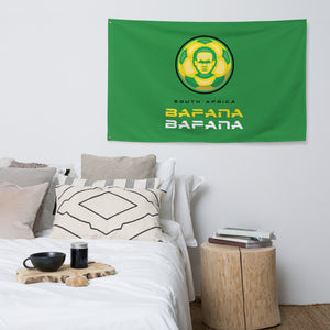 SUPPORTERS Flag Green Background South Africa