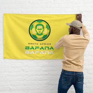 SUPPORTERS Flag Yellow Background South Africa