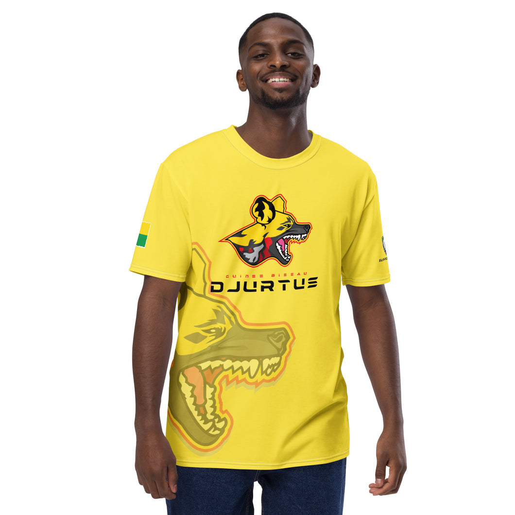 SUPPORTERS Men's t-shirt Yellow Guinea Bissau