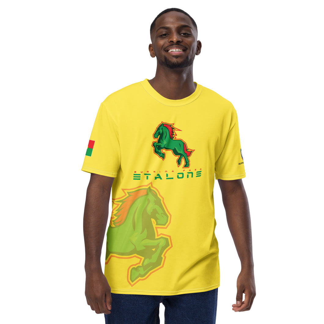 SUPPORTERS T-shirt Homme Jaune Burkina Faso