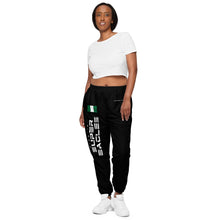 Load image into Gallery viewer, SUPPORTERS Unisex track pants Black Nigeria