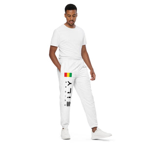 SUPPORTERS Unisex track pants White Guinea Conakry