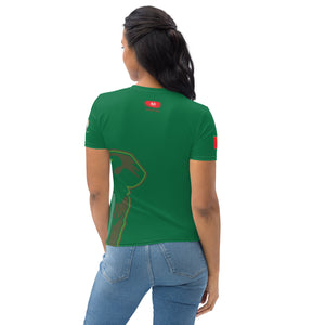 SUPPORTERS T-shirt Femme Vert Guinée Conakry