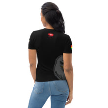 Load image into Gallery viewer, SUPPORTERS Women&#39;s t-shirt Black Ghana