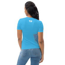 Load image into Gallery viewer, SUPPORTERS Women&#39;s t-shirt Blue DRC