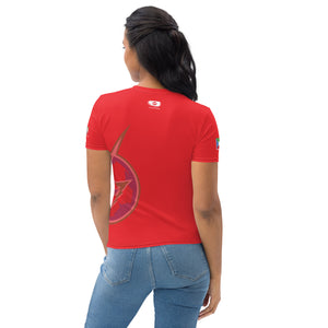 SUPPORTERS T-shirt Femme Rouge Guinée Équatoriale