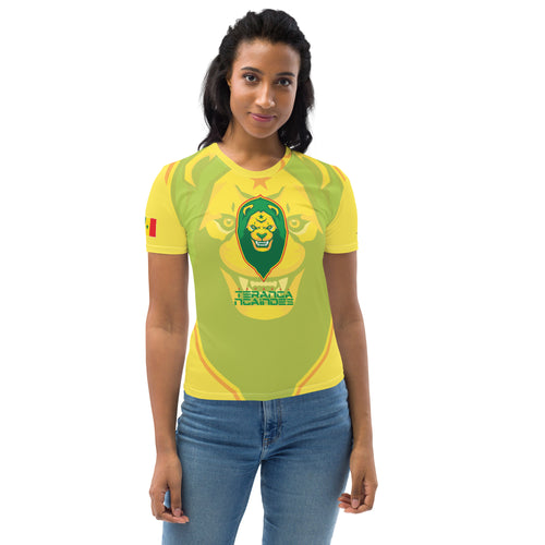 SUPPORTERS T-shirt Femme Jaune Sénégal