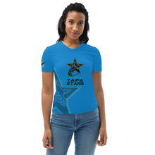 Load image into Gallery viewer, SUPPORTERS Women&#39;s t-shirt Blue Tanzania