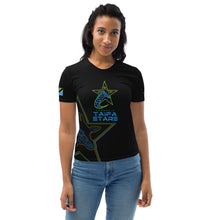 Load image into Gallery viewer, SUPPORTERS Women&#39;s t-shirt Black Tanzania