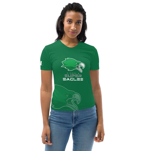 SUPPORTERS T-shirt femme Vert Nigeria