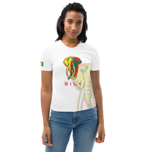 SUPPORTERS T-shirt Femme Blanc Guinée Conakry