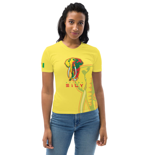 SUPPORTERS T-shirt Femme Jaune Guinée Conakry