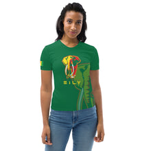 Charger l&#39;image dans la galerie, SUPPORTERS T-shirt Femme Vert Guinée Conakry