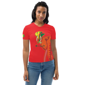 SUPPORTERS Women's t-shirt Red Guinea Conakry