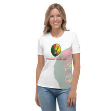 Load image into Gallery viewer, SUPPORTERS Women&#39;s t-shirt White Cameroon