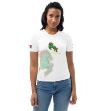 Charger l&#39;image dans la galerie, SUPPORTERS T-shirt Femme Blanc Burkina Faso