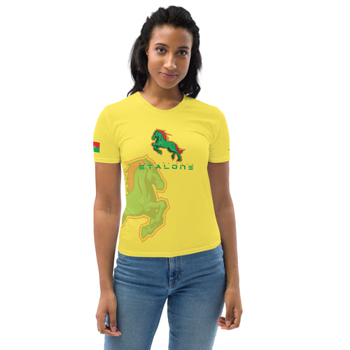 SUPPORTERS T-shirt Femme Jaune Burkina Faso