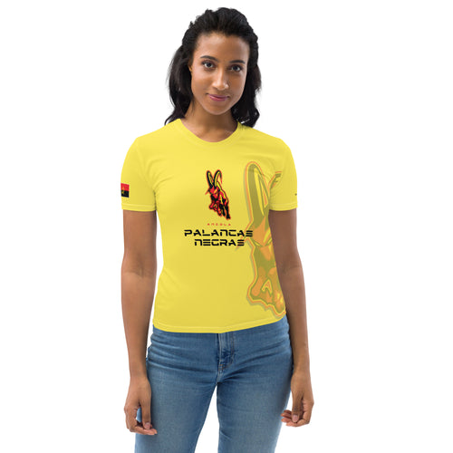 SUPPORTERS T-shirt Femme Jaune Angola