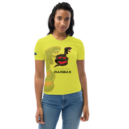 SUPPORTERS Women's t-shirt Yellow Mozambique