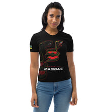 Load image into Gallery viewer, SUPPORTERS Women&#39;s t-shirt Black Mozambique