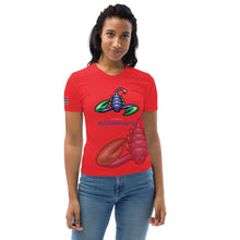 Load image into Gallery viewer, SUPPORTERS Women&#39;s t-shirt Red Gambia