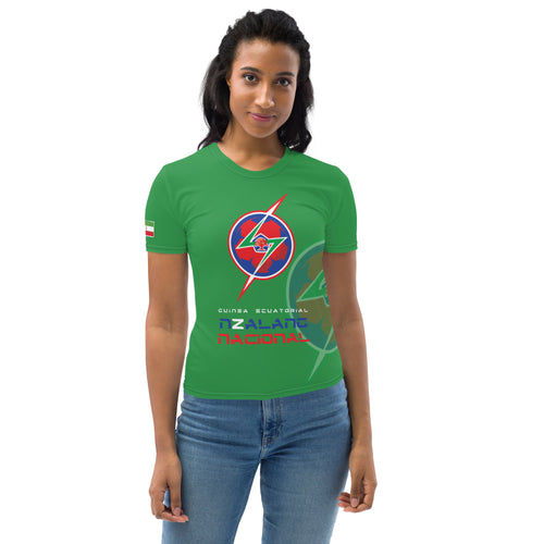 SUPPORTERS T-shirt Femme Vert Guinée Équatoriale