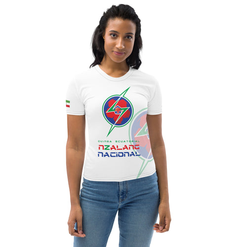 SUPPORTERS T-shirt Femme Blanc Guinée Équatoriale