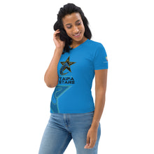 Load image into Gallery viewer, SUPPORTERS Women&#39;s t-shirt Blue Tanzania