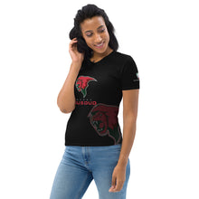 Load image into Gallery viewer, SUPPORTERS Women&#39;s t-shirt Black Morocco